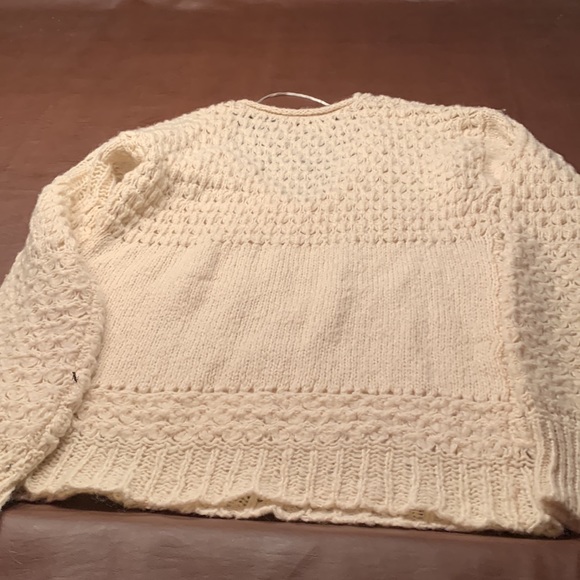 Free People Cream Textured Sweater - Picture 4 of 5